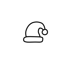 Christmas Hat Line Icon