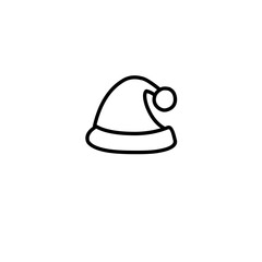 Christmas Hat Line Icon