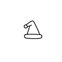 Christmas Hat Line Icon