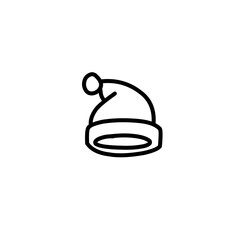Christmas Hat Line Icon