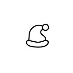 Christmas Hat Line Icon