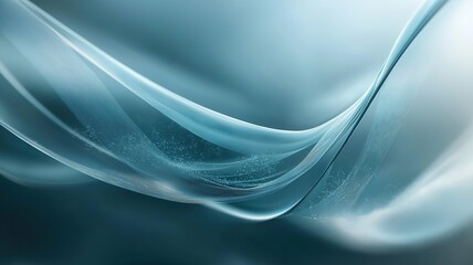 Naklejka premium Translucent Fabric Dances Gracefully