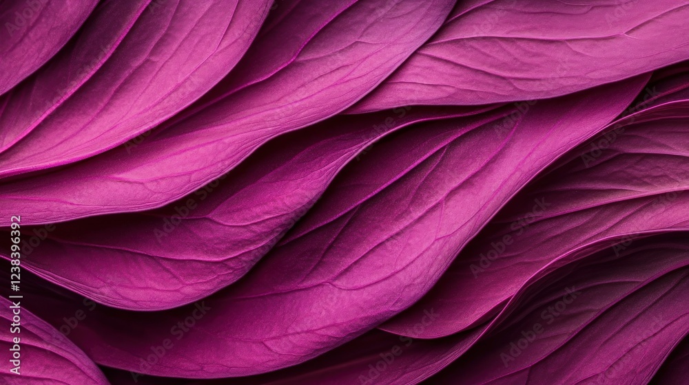 Aufkleber vibrant pink petals in elegant layers showcasing textures and depth against a dark background