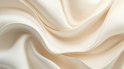 Elegant Fabric Curves Blending Light