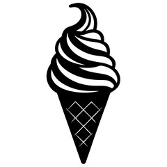  Ice Cream Cone Vector Illustration