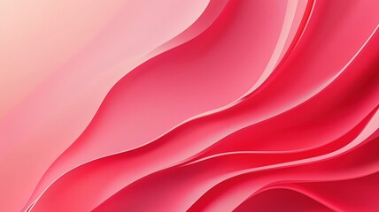 Flowing Waves of Vibrant Pink Ripples in Harmony