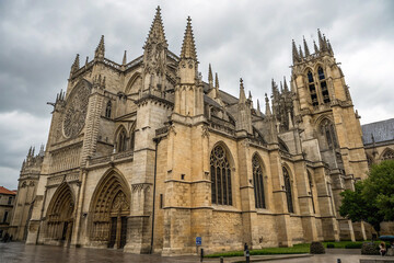 Fototapeta premium Gothic cathedral with intricate details