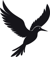  flying bird vector silhouette