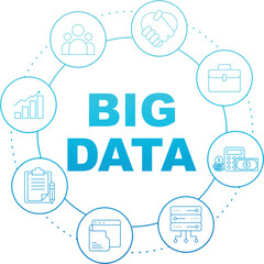Big data Gradient concept