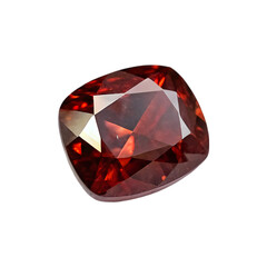 Painite in isolated white background