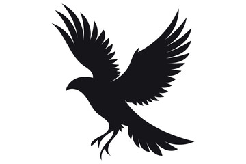  flying bird vector silhouette