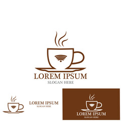 coffe cup icon vector illustration template design