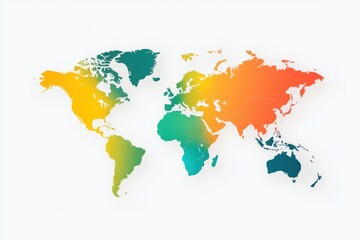 Obraz premium Global business opportunities infographic world map overview visual representation business environment aesthetic viewpoint business insights and strategies