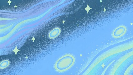 Abstract citrus background - fruits as planets in space, juicy creative wallpaper