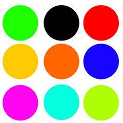 Spot on markers colorful , spot on floor markers 