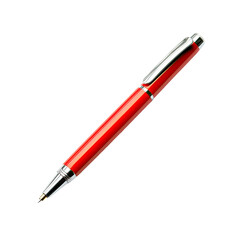 Vibrant Pen with Stylish Silver Accents Perfect for All Your Writing Needs and Tasks