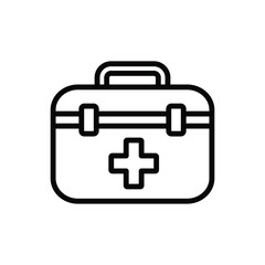 first aid kit icon vector design template simple and clean