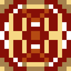 Fond pattern style Pixel art