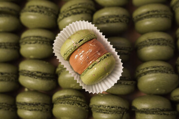 macaroons dubai chocolate 