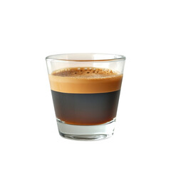 Rich espresso served in a clear glass with smooth crema on top during a morning routine