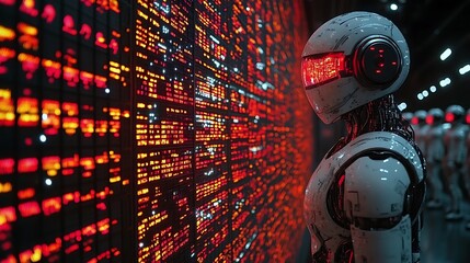 A bright and clear image, 8k high definition, of a team of researchers training an AI model with vast datasets on high-performance computers 