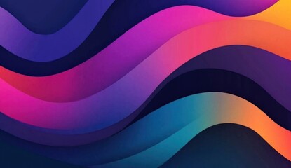 Abstract colorful wavy background.