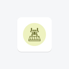 Drone Inspection pentaglow, vector, pixel perfect, illustrator file