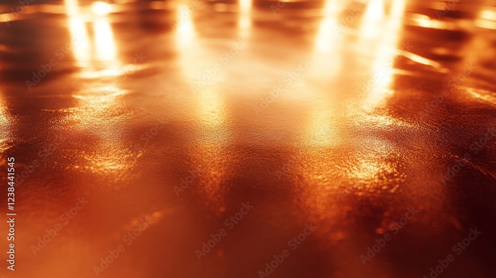 Fototapete warm light dances on the surface, creating a vibrant interplay of colors. the glowing reflections ev