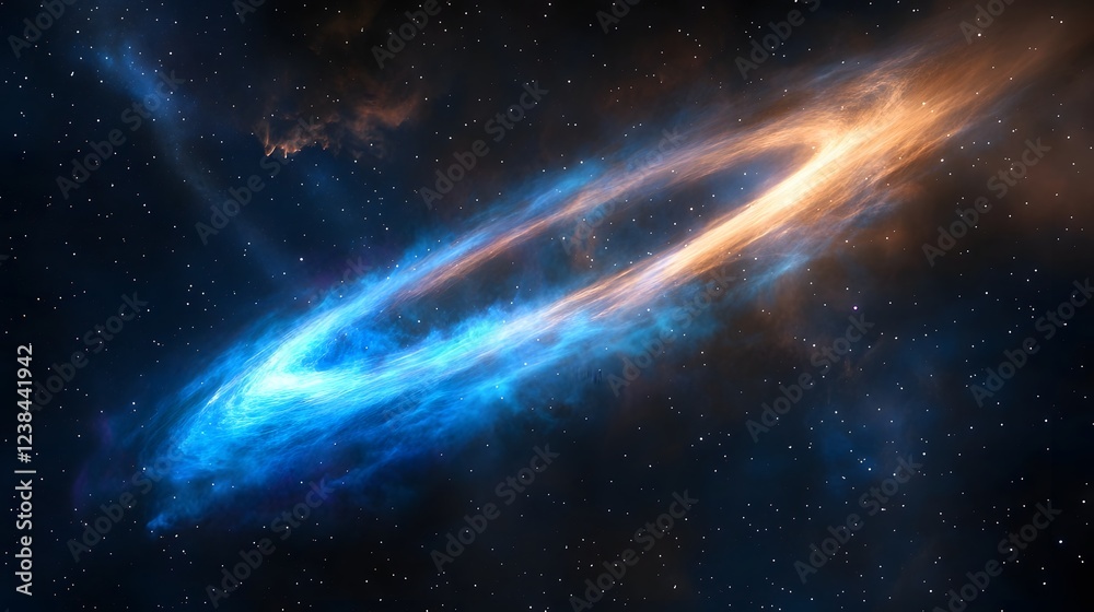 Leinwandbilder Captivating Cosmic Explosion Mesmerizing Galactic Nebula in the Vast Universe Displaying Dramatic Celestial Lighting and Powerful Energy Bursts Across the Infinite Cosmic Canvas