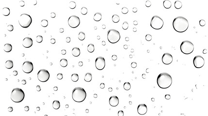 Captivating Droplets Adorning a Transparent Surface   A mesmerizing close up view of water droplets glistening on a smooth glass like material creating a serene and minimalist abstract composition