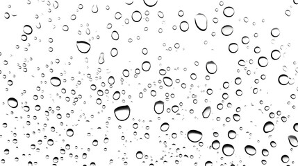 Detailed Close up Photography of Transparent Water Droplets or Condensation Forming on a Glass or Smooth Surface with a and Abstract Appearance
