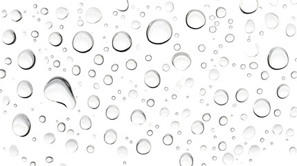 Elegant and Minimalist Transparent Water Droplets on a Glass Surface with Simplicity and Purity  Abstract Nature Background with Symmetry and Geometric Patterns