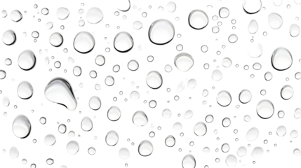 Elegant and Minimalist Transparent Water Droplets on a Glass Surface with Simplicity and Purity  Abstract Nature Background with Symmetry and Geometric Patterns