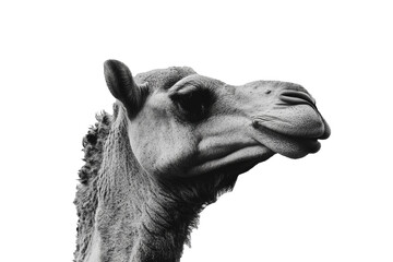 Obraz premium Camel isolated isolated on transparent background.