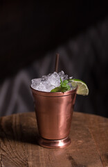 Cocktails at the bar 