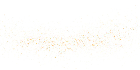 White sparks of dust and white stars shine with special light. Christmas light effect. White sparkling particles of magic dust. PNG.
