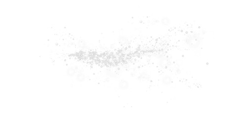 Obraz premium White sparks of dust and white stars shine with special light. Christmas light effect. White sparkling particles of magic dust. PNG.