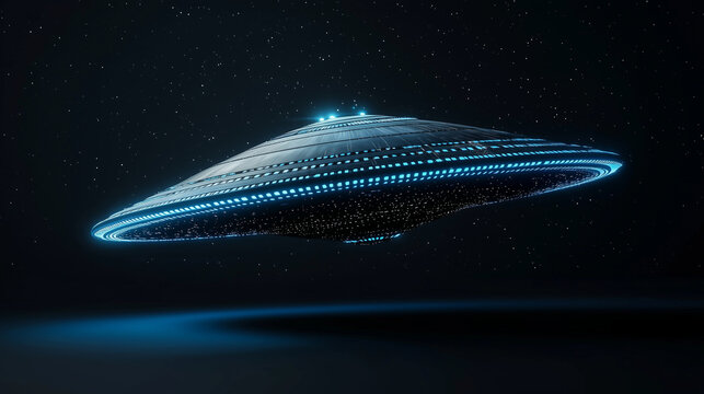 Extraterrestrial Contact in Deep Space Illustration