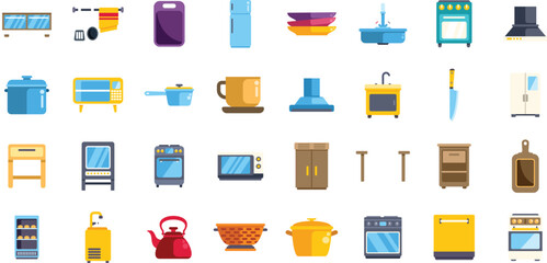 Wide variety of kitchen equipment showcasing essential tools for culinary tasks