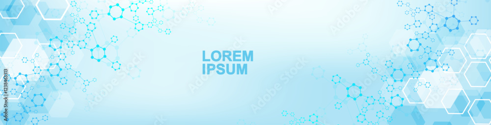 Poster modern abstract background with triangle and hexagon shapes pattern. triangular geometric texture fo