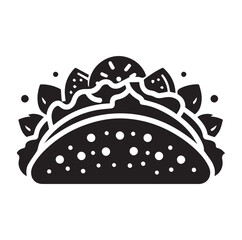 A Tacos vector silhouette SH