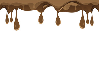 chocolate drops vector illustration	
