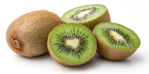 Fototapeta premium Juicy Delicious Kiwi Fruits Perfect for Healthy Snacking and Culinary Creations