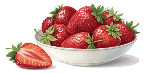 Vibrant Delicious Strawberries Showcasing Their Juicy Appeal and Culinary Versatility