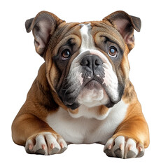 Obraz premium bulldog isolated on transparent background