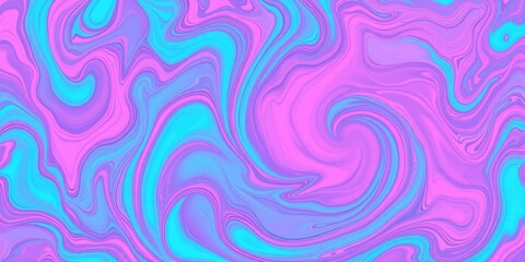 Fototapeta premium Swirling pink and blue liquid art in a mesmerizing pattern, artistic expression, fluid motion, mesmerizing patterns