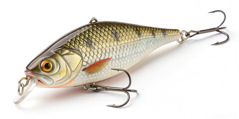 Another View of Fake Bait for Fishing Isolated for Anglers