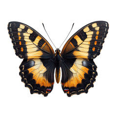 Fototapeta premium Monarch butterfly isolated on transparent background