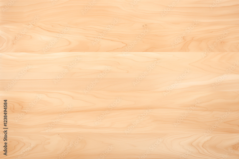 Poster light wood panel with simple and natural design, featuring smooth grain patterns