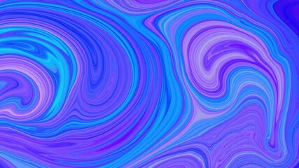 Fototapeta premium Swirling abstract texture background with vibrant shades of blue and purple, psychedelic, free form art